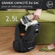 Hoover HE120PET 011 Ηλεκτρική Σκούπα 700W με Σακούλα 2.5lt Iron Grey
